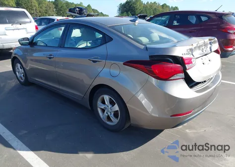 2014 Hyundai Elantra Se from USA, damaged, VIN 5NPDH4AE0EH481261